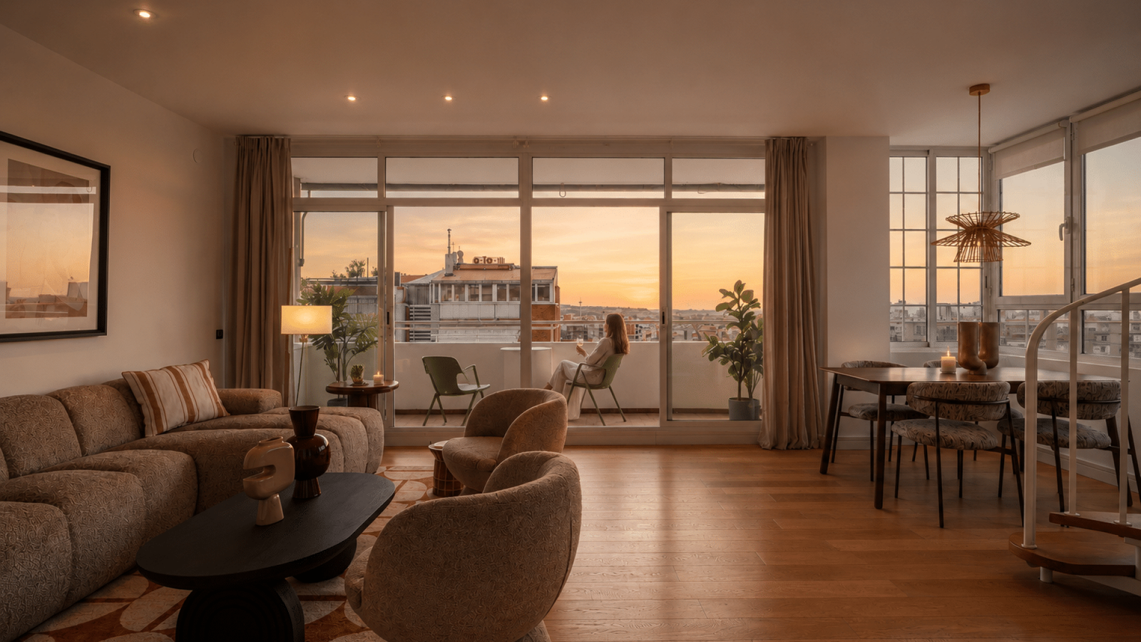 the amelia penthouse _ living